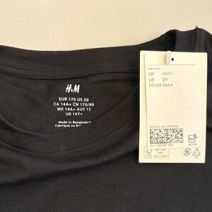 H&M Charcoal Tee
